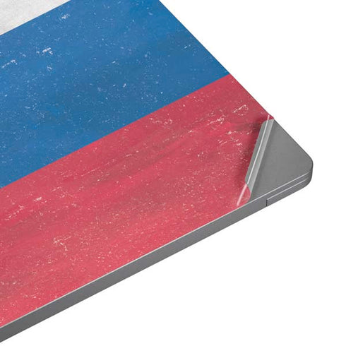 Slovakia Flag Distressed Laptop Skins